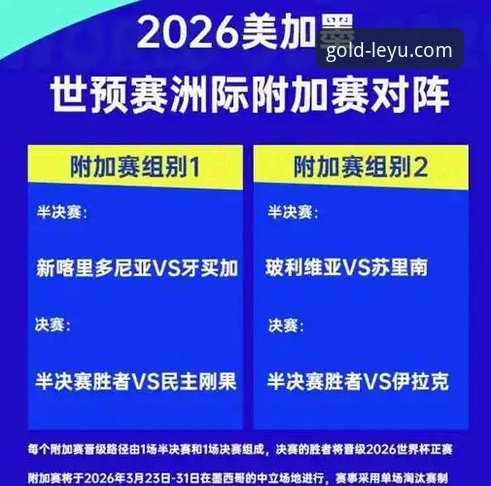 最新乐鱼体育客户端下载 2026世界杯洲际附加赛观赛指南:伊拉克40年重返正赛全程解析